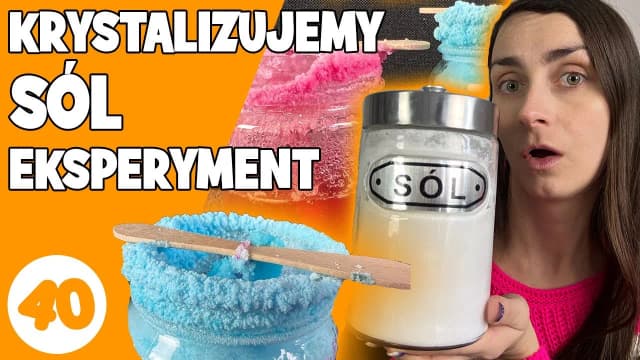 Eksperyment z solą, wodą i nitką: Jak stworzyć piękne kryształy? Eksperyment z solą, wodą i nitką: Jak stworzyć piękne kryształy?