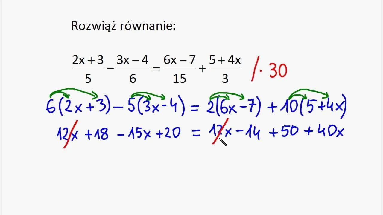 Jak pozbyć się ułamka z równania i uprościć swoje obliczenia Jak pozbyć się ułamka z równania i uprościć swoje obliczenia